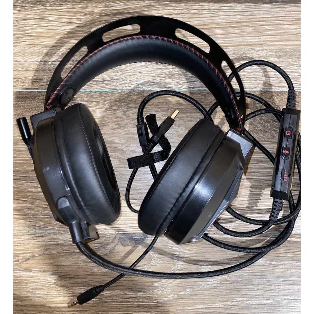 Combatwing Gaming Headset with Mic, Surround Sound, Wired, M180 PRO, Black
